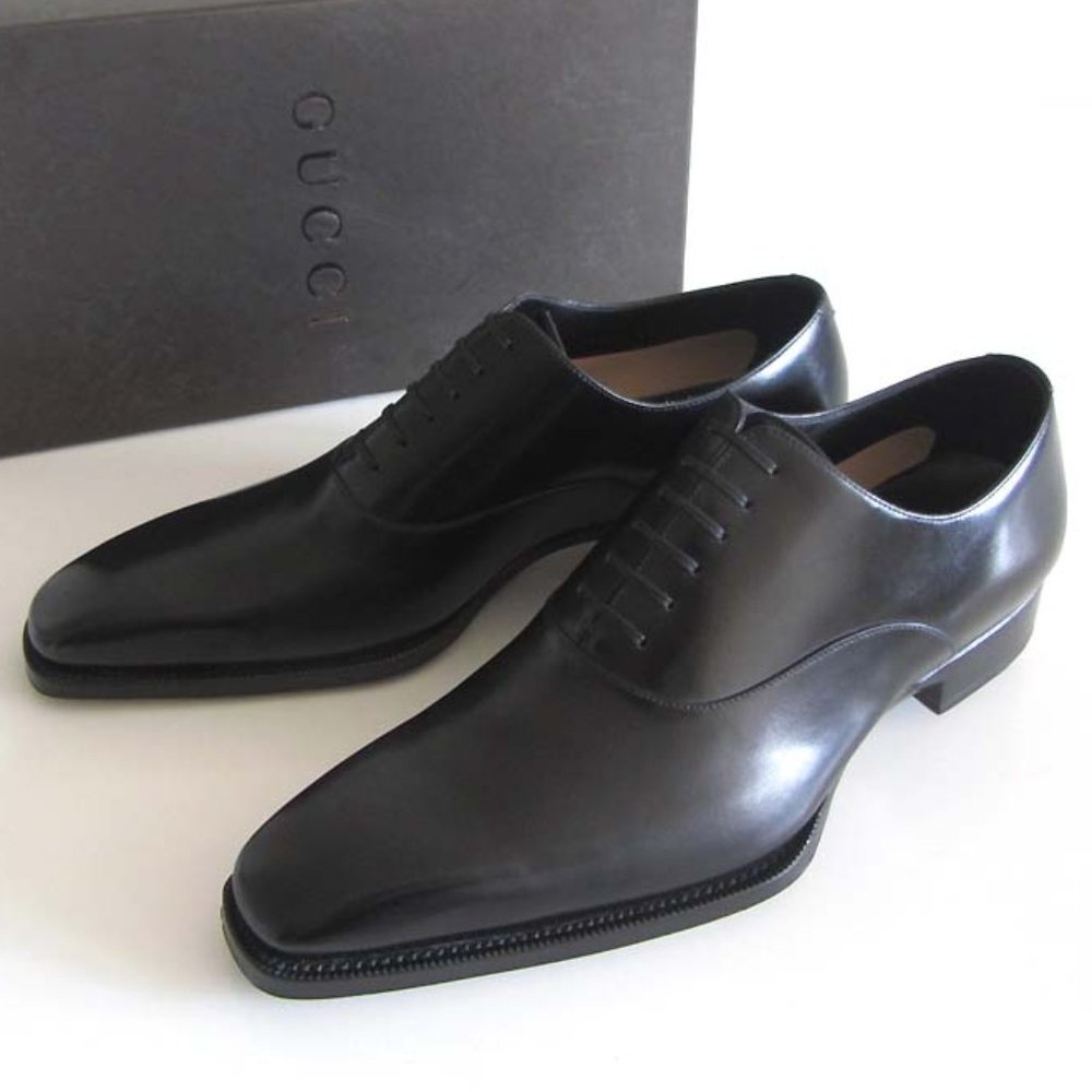 GUCCI Made To Order dress shoes 43 1/2 EEE 10.5 US - Picture 5 of 10